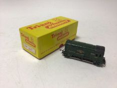 Triang TT gauge locomotives including BR green 0-6-0 Diesel Shunter 13007, boxed T95, BR black 0-6-0