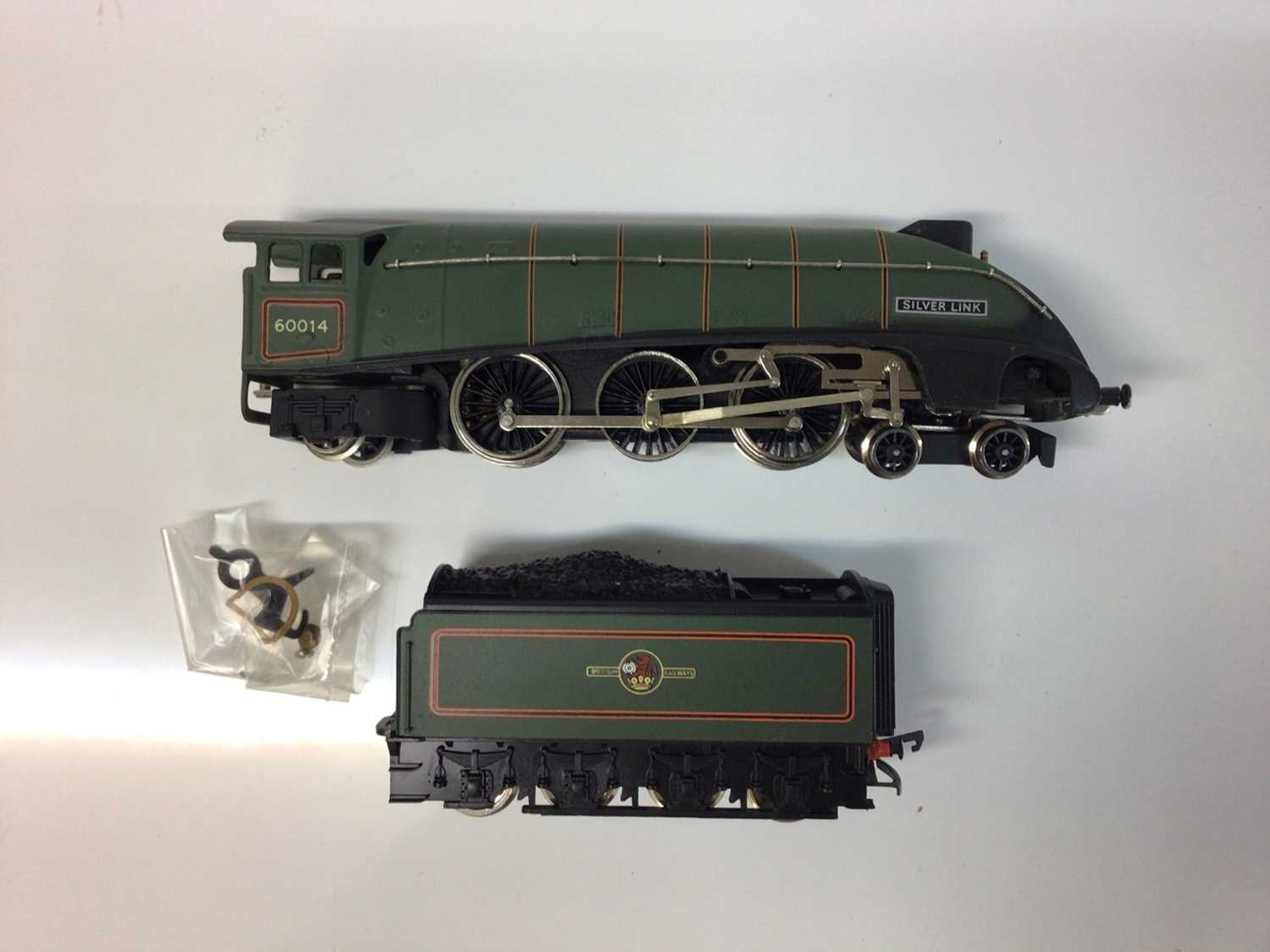 Wrenn OO gauge 4-6-2 BR Green A4 Class 'Silver Link' tender locomotive, 60014, boxed,W2211/A - Image 6 of 11