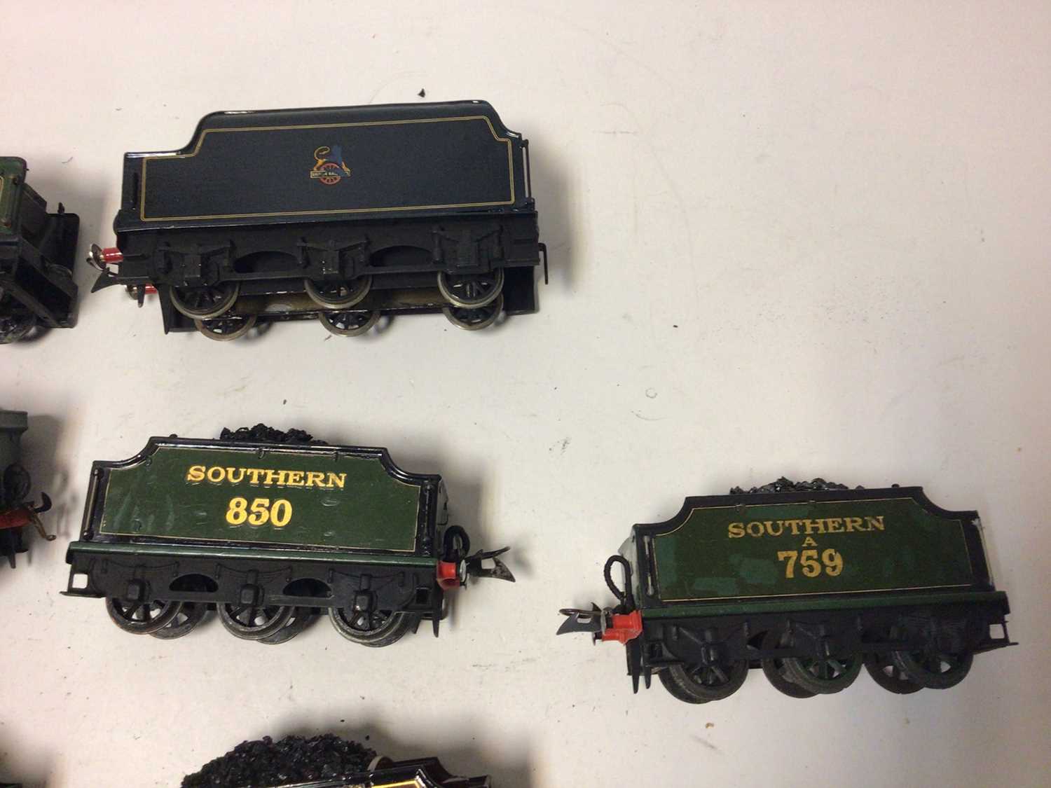 Railway O gauge selection of unboxed locomotives including 0-4-0 Hornby three rail 1368, LNER 460, 4 - Image 12 of 19