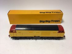 Rovex Triang Big Big Train O gauge yellow with red cabs Express locomotive 3D95, boxed RV256A, two p