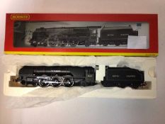 Hornby OO gauge locomotives including NE Black 4-6-2 Class A4 'Sir Charles Newton' tender locomotive