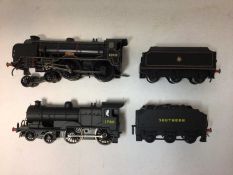 Railway OO gauge selection of unboxed tank and other locomotives (some have been restored)