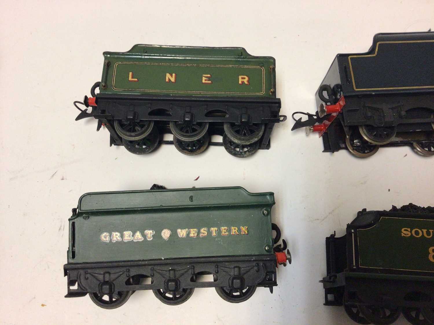 Railway O gauge selection of unboxed locomotives including 0-4-0 Hornby three rail 1368, LNER 460, 4 - Image 10 of 19