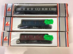 Lima N gauge mixed lot of coaches and wagons (11)