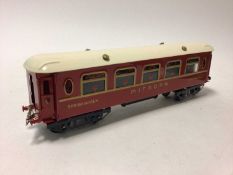 Railway O gauge tinplate Mitropa Speisewagen, Pullman ‘ Zenobia’, Compagnie International Des Wagons