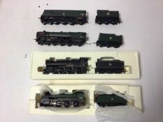 Hornby OO gauge locomotives including The Pete Waterman Special Edition BR lined Green 4-6-0 King Ar