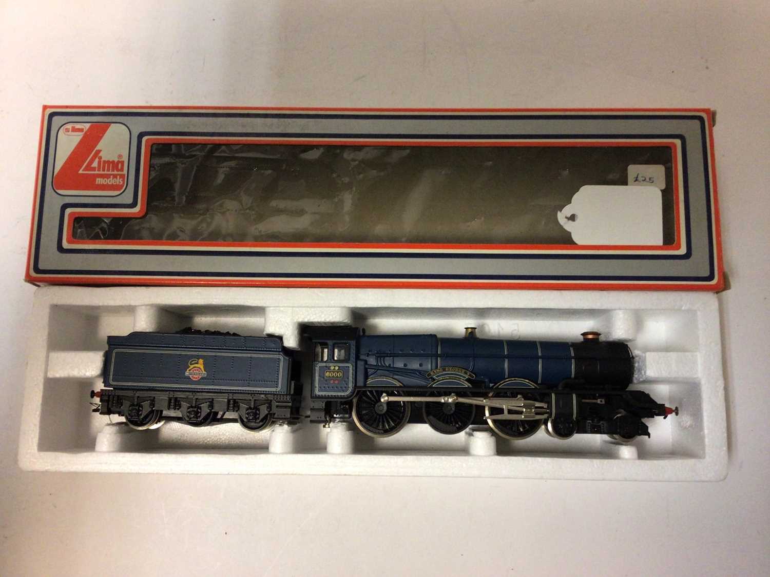 Lima OO gauge locomotives including 4-6-0 BR blue Early Emblem Class 6000 tender locomotive, boxed 2