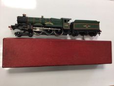 Hornby Duplo BR lined green 4-6-0 "Denbigh Castle" tender locomotive 7032, boxed 2220