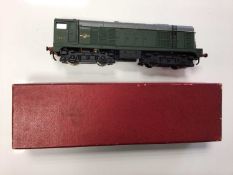 Hornby Duplo BR green 1,000 BHP Bo-Bo diesel electric locomotive, boxed 2230