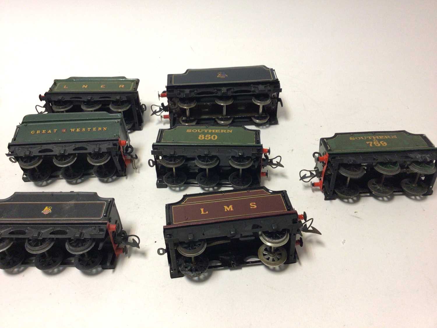 Railway O gauge selection of unboxed locomotives including 0-4-0 Hornby three rail 1368, LNER 460, 4 - Image 13 of 19