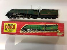 Hornby Dublo OO gauge ER 'Golden Fleece' tender locomotive 2211 and BR 2-8-0 LT25 LMR 8F Freight ten