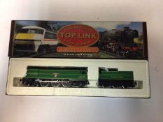 Hornby Top Link locomotives including Limited Edition 1673/2000 BR lined Blue 4-6-2 Class A3 'St Fru