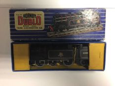 Hornby Duplo 3 rail BR black Early Emblem 2-6-4 EDL18 Tank locomotive 80054 (x2) and 0-6-2 EDL17 tan