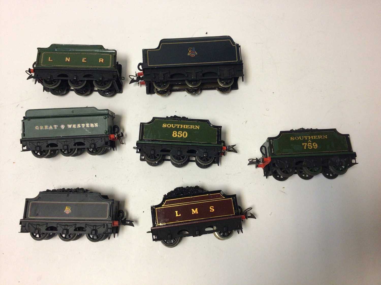 Railway O gauge selection of unboxed locomotives including 0-4-0 Hornby three rail 1368, LNER 460, 4 - Image 9 of 19