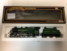 Mainline OO gauge locomotives including LMS black 4-6-0 Jubliee Class 5XP 'Neptune' tender locomotiv