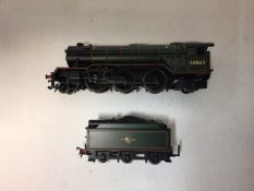 Railway OO gauge selection of unboxed locomotives including Bachmann 60865 loco and tender, SR 2348