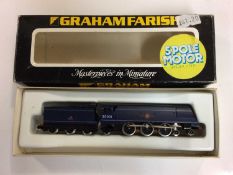 Graham Farish N gauge locomotives including BR lined green 4-6-2 Class A3 "Prince Palatine" tender l