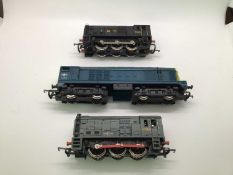 Wrenn OO gauge LMS Black Class 08 Tank locomotive 7124, W2233, BR Blue Bo-Bo Diesel electric Class 2