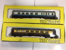 Trix OO gauge coaches, boxed (13), plus unboxed Pullman Twin (x6), The Coronation Scot (x3) other c