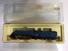 Minitrix N gauge LNER blue 4-6-2 Class A4 "Sir Nigel Gresley" tender locomotive 4498, boxed N214 and