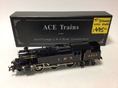 Ace Trains O gauge 2-6-4T Stainer LMS black gloss lined Tank locomotive 2524, in original box