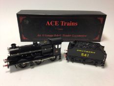 Ace Trains O gauge SR black Q Class 0-6-0 locomotive and tender 541, in original box