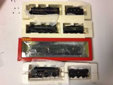 Hornby OO gauge locomotives including SR 4-6-0 Class N15 'Excalibur' tender locomotive 736, boxed R2