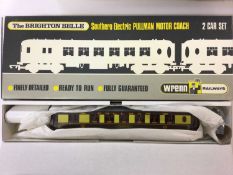 Wrenn OO gauge 2 Car Set Brighton Belle Southern electric Pullman Brown/cream Motorcoach 'Car No.90'