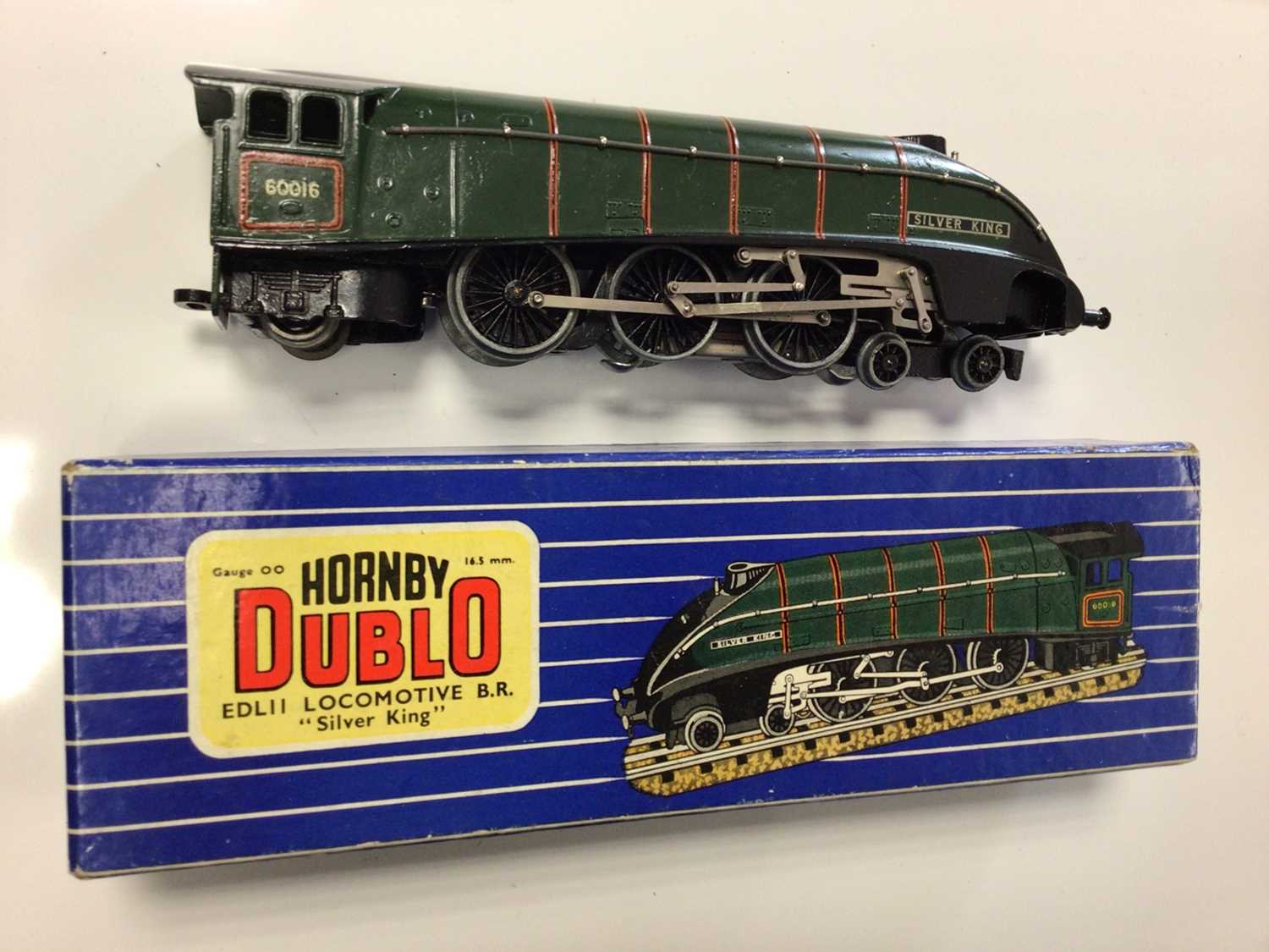 Hornby Duplo 2 railBR black Early Emblem 2-6- 4 Class 4MT tank locomotive 80008, boxed 2218, BR gre - Image 5 of 9