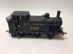 Live steam model Aster made for Fulgurex 0-6-0 Southern red and black locomotive 262