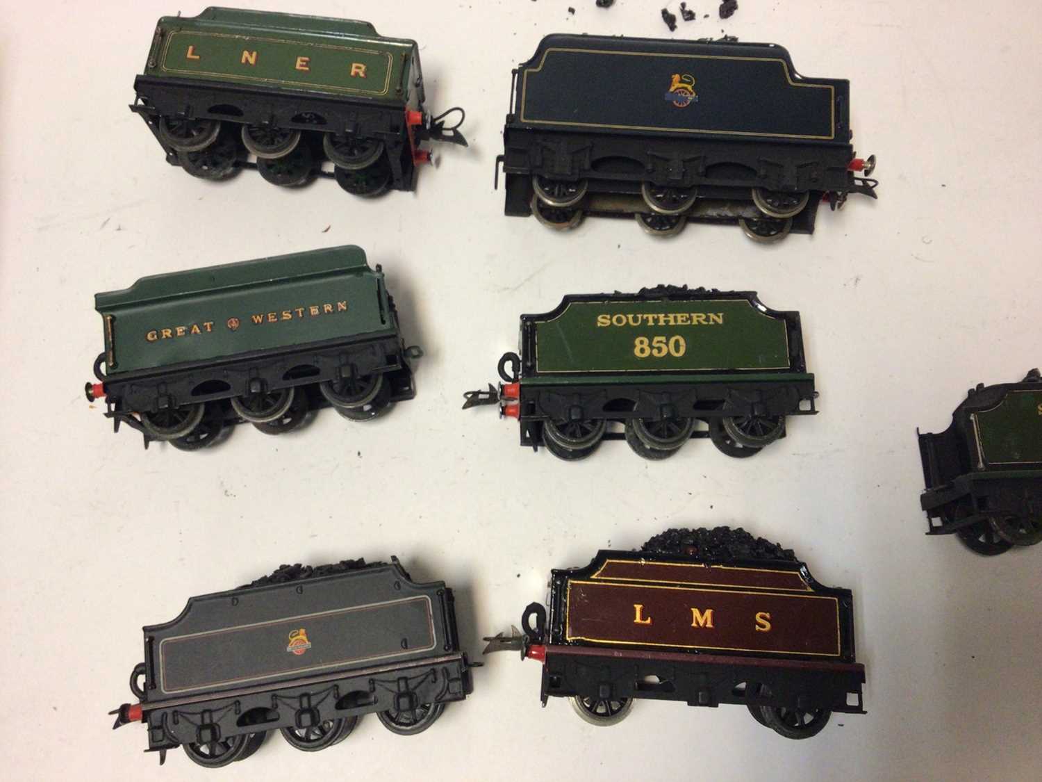 Railway O gauge selection of unboxed locomotives including 0-4-0 Hornby three rail 1368, LNER 460, 4 - Image 14 of 19