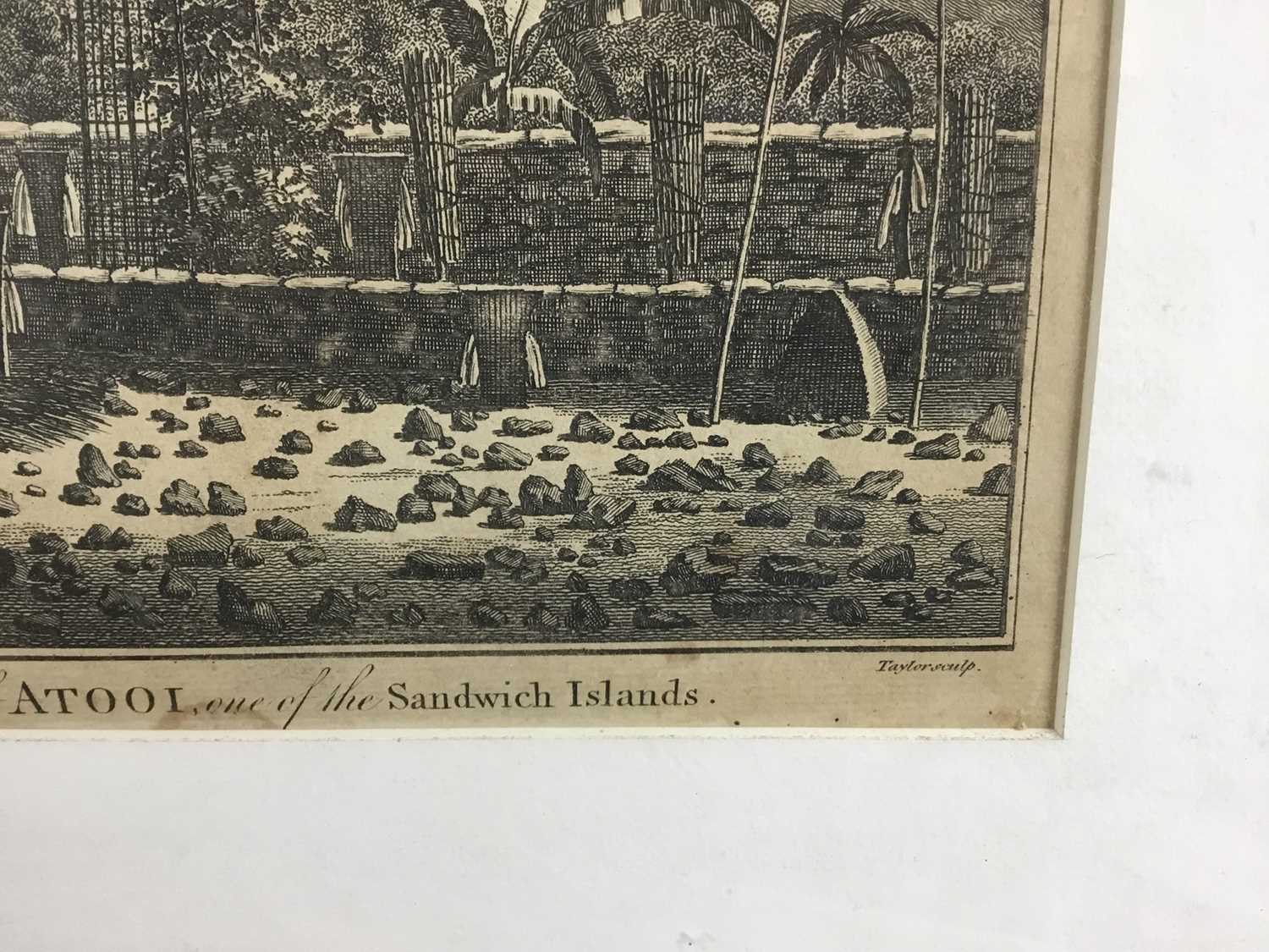 A View of a Morai or Burial Place, of Atooi, one of the Sandwich Islands, engraving, Pub. Alex Hogg - Image 5 of 6