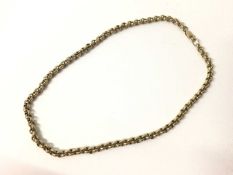 9ct gold belcher link chain