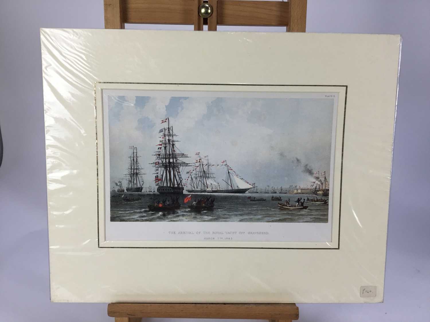 Four various marine prints, Harold Wyllie 'The Hulk Implaceable' 1800, signed, 24cm x 48cm, G. Hunt - Image 7 of 7