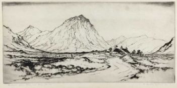 William Douglas MACLEOD (1892-1963), pair of etchings - Scottish Landscapes, one titled, signed in p