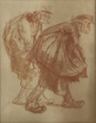 *Sir Frank Brangwyn (1867-1956) lithograph - Beggars, 37cm x 29cm, in glazed frame Provenance: Acq