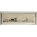Three marine etchings - Frank Harding, Mortimer Menpes, one other