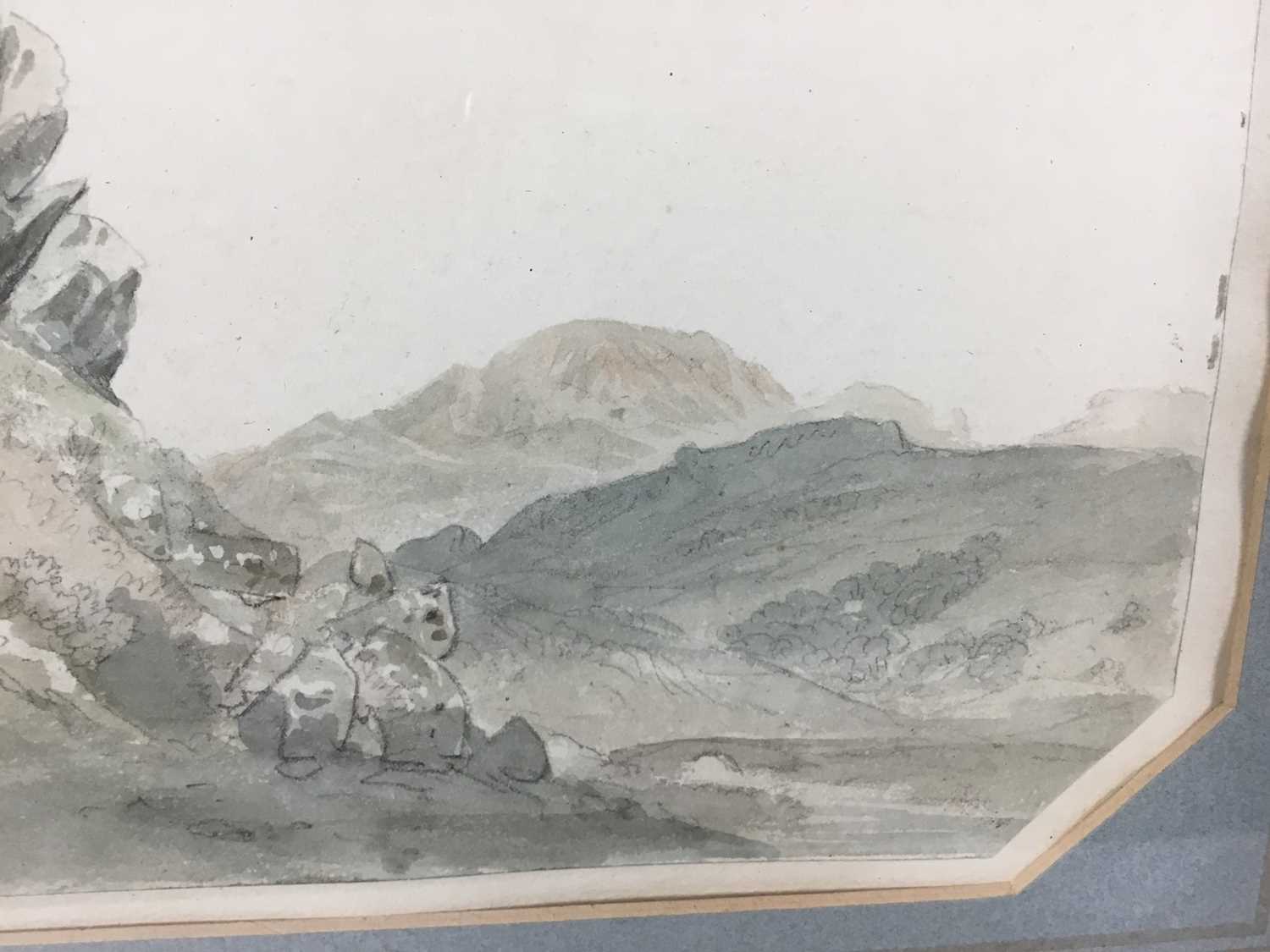 Henry Bryan Ziegler (1793-1874) watercolour - rocks North Wales - Image 4 of 10