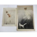 Louis Icart (1888-1950) etching and aquatint on paper and another, together with various other works