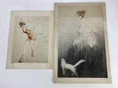 Louis Icart (1888-1950) etching and aquatint on paper and another, together with various other works