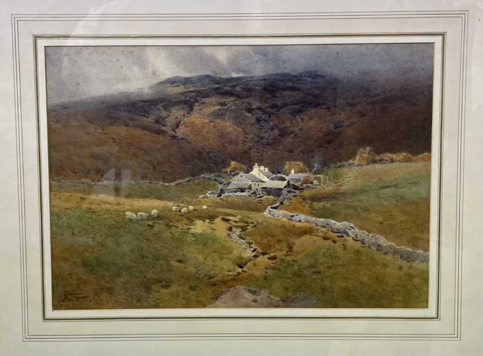 Arthur Tucker (1864-1929), watercolour, Landscape, signed, 25cm x 35cm, in glazed gilt frame