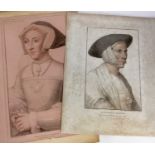 Bartolozzi after Holbein - two 18th century stipple engravings