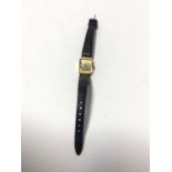 18ct gold cased wristwatch