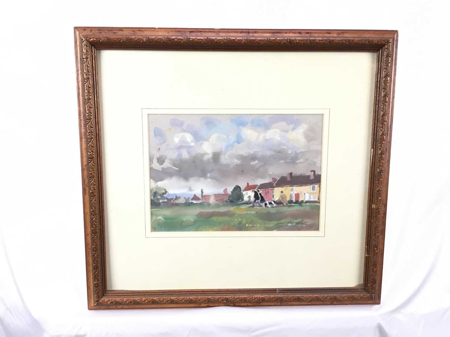 Jean Dryden Alexander (1911-1994) watercolour - Fair Green Diss, signed and titled verso, dated Oct - Image 2 of 9