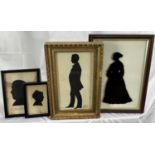 Group of four silhouettes