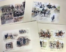 Finch Mason, set of four limited edition prints of Eton interest 91/850, 41cm x 55cm, unframed