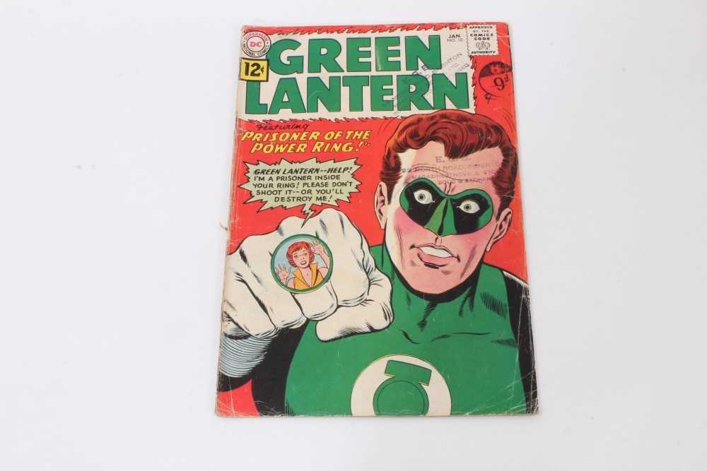 Twelve 1960's DC Comics, Green Lantern #4 (Poor Condition, No cover) #6 (1st appearance Tomar-re) #8 - Image 33 of 117