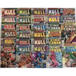 Marvel comics Kull the Conqueror and Kull the Destroyer 1970's. Also includes king Conan and king si