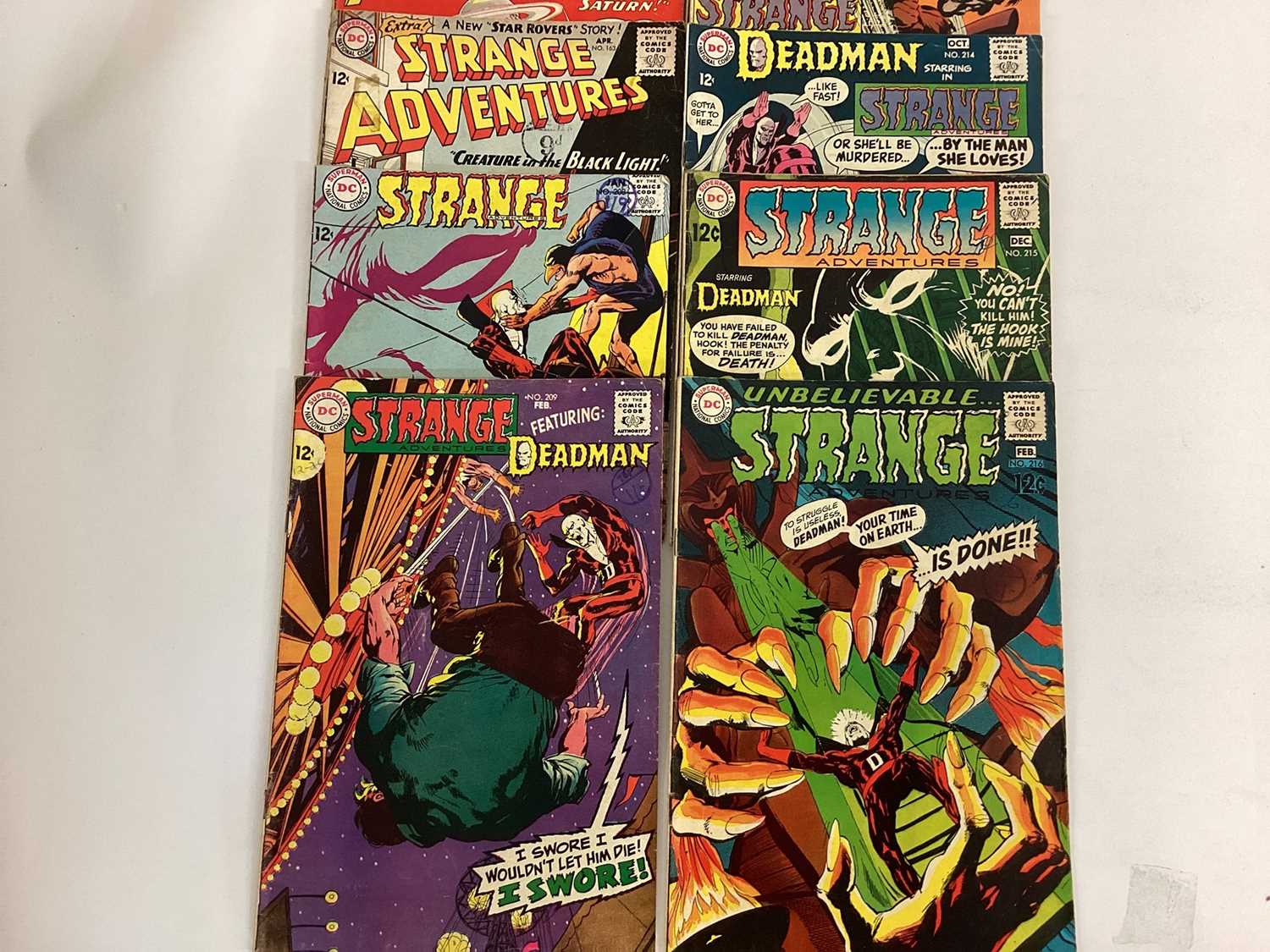 Quantity of 1960's DC Comics, Strange Adventures # 117 #156 #163 #208-216 (Deadman Run in comics and - Image 3 of 12