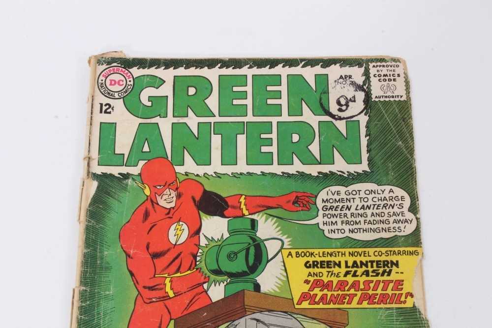 Twelve 1960's DC Comics, Green Lantern #4 (Poor Condition, No cover) #6 (1st appearance Tomar-re) #8 - Image 106 of 117